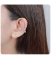Stony Flower Ear Cuff Jewelry EC-412